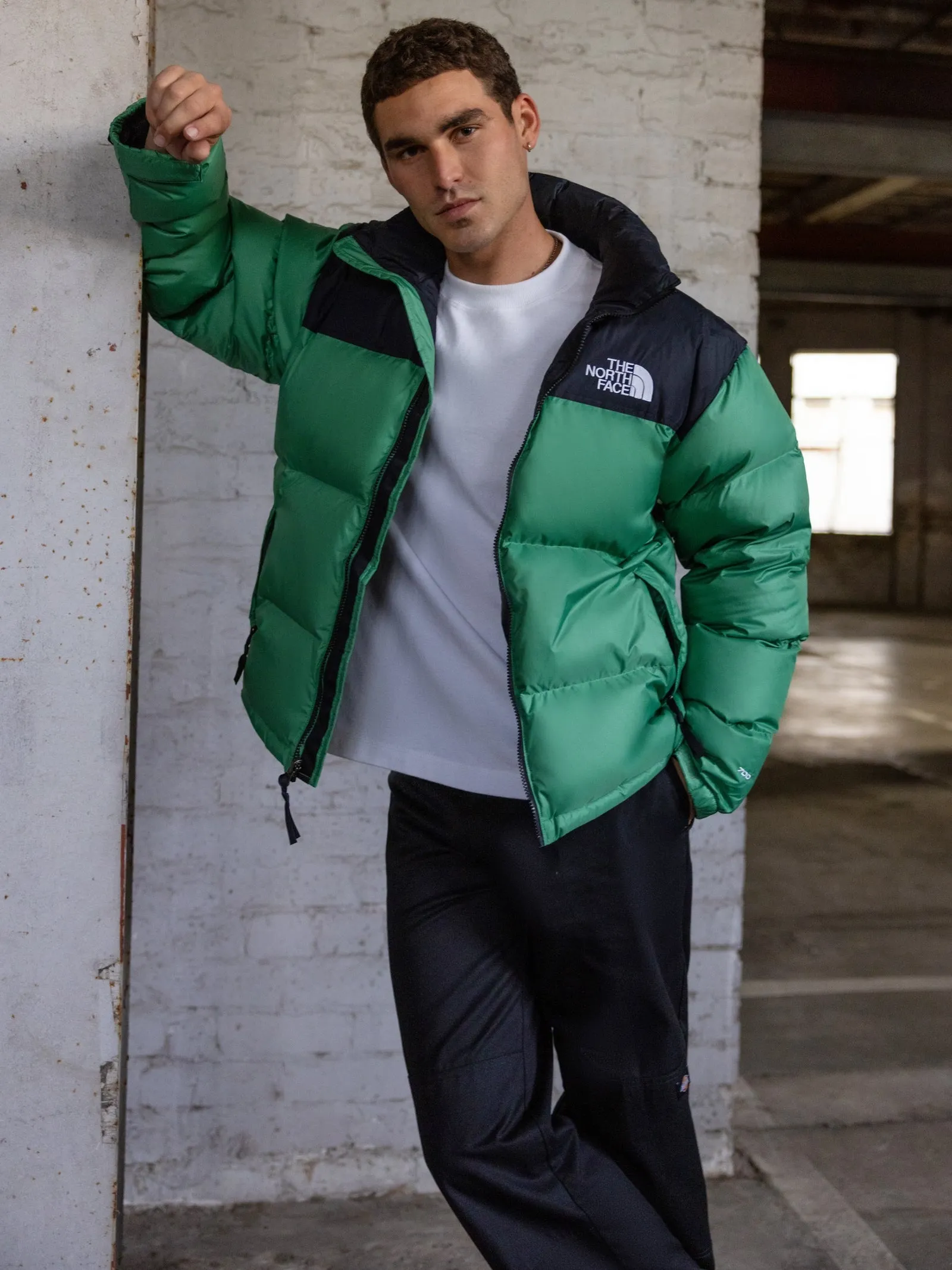 1996 Retro Nuptse Jacket in Deep Grass Green