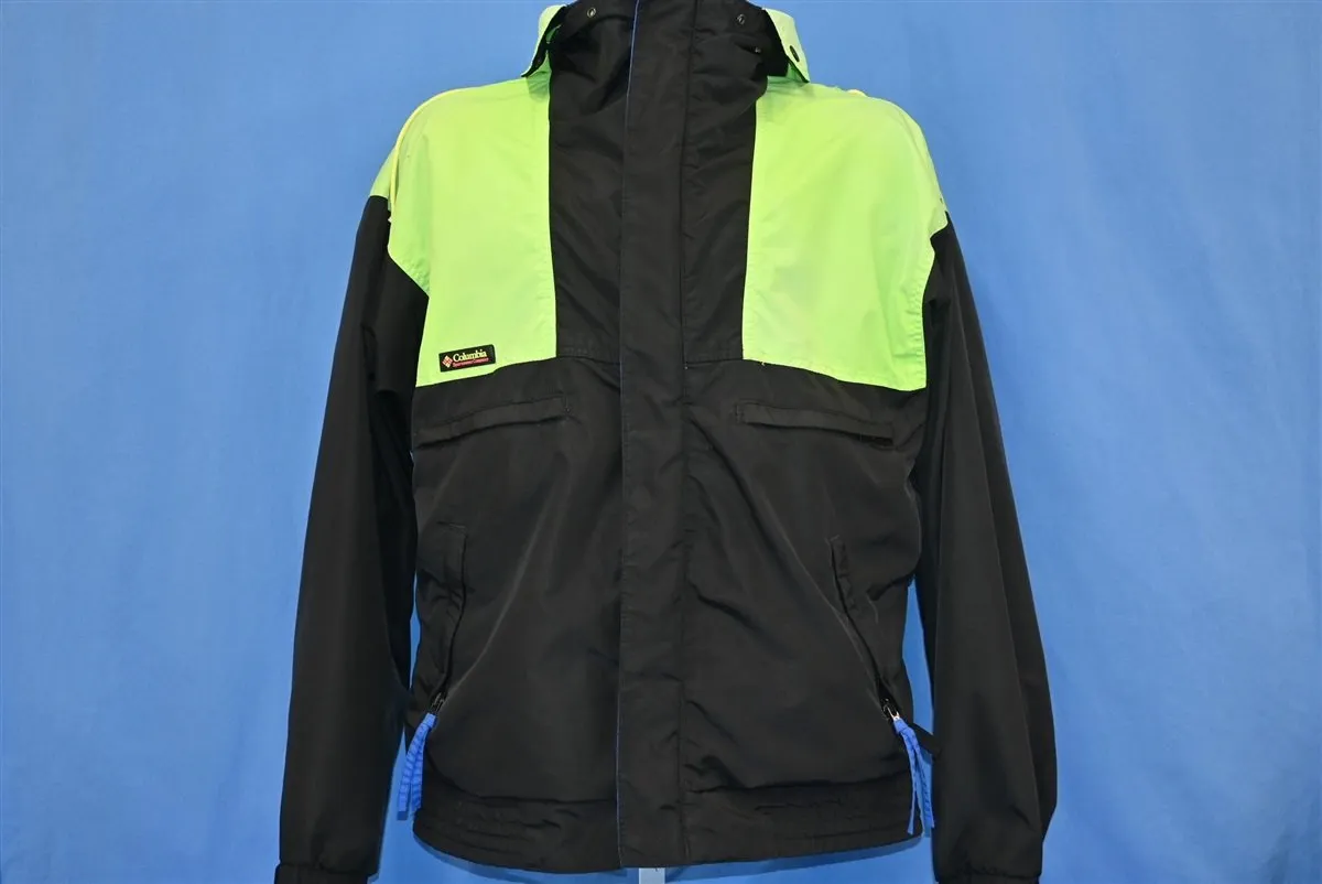 90s Columbia Vamoose Radial Sleeve Neon Jacket Medium