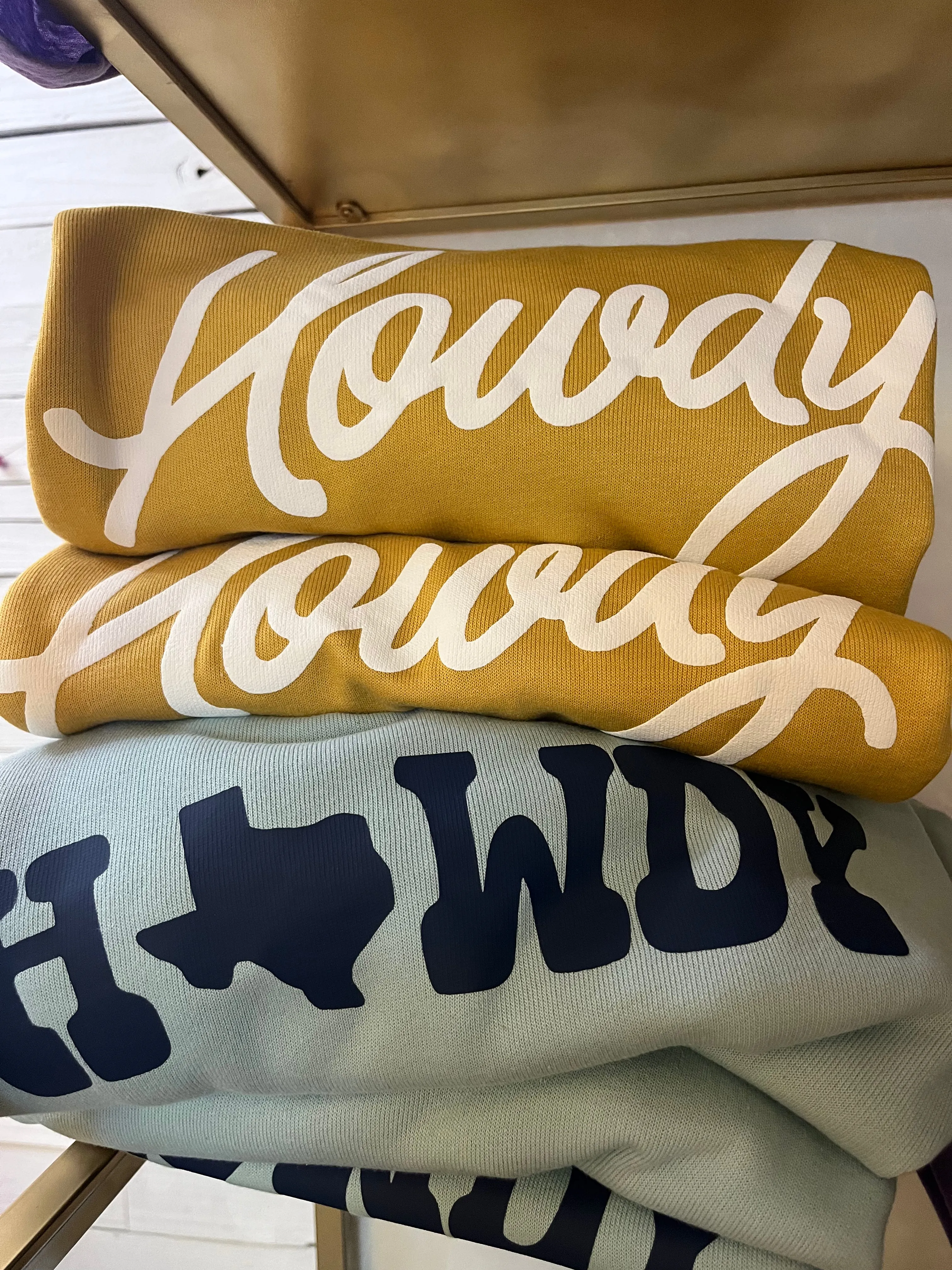 Adult Sweatshirts- Howdy