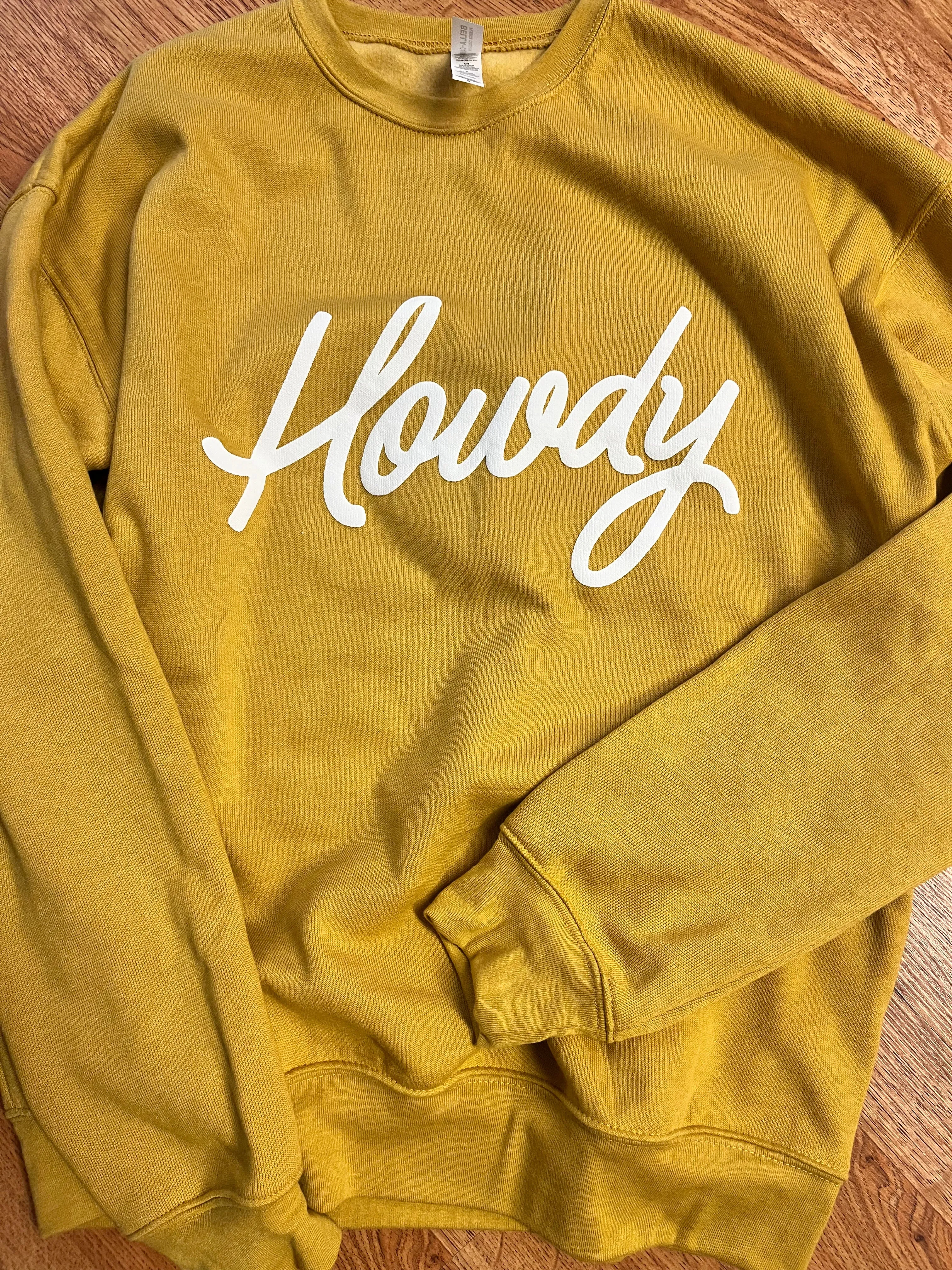 Adult Sweatshirts- Howdy