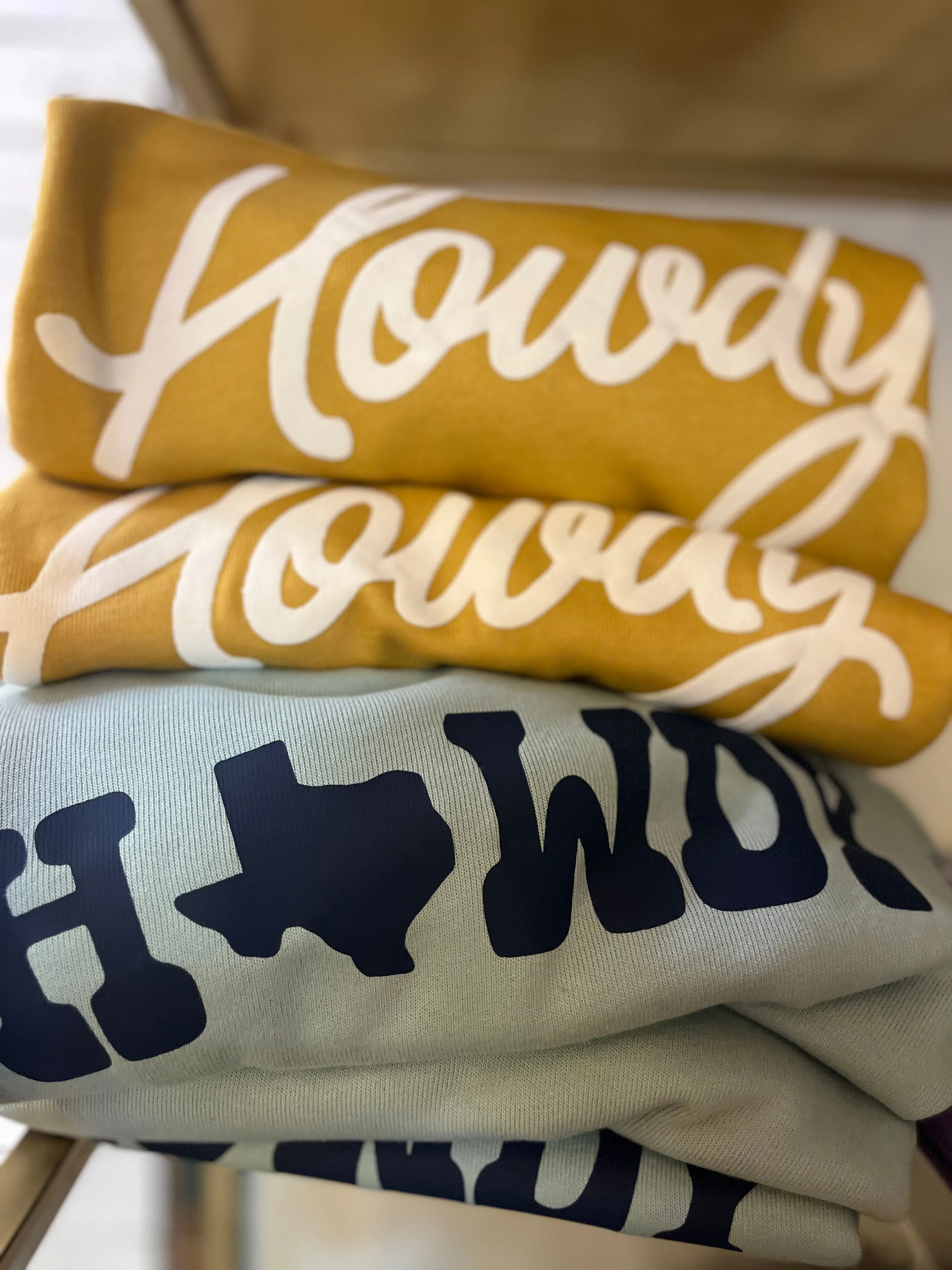 Adult Sweatshirts- Howdy