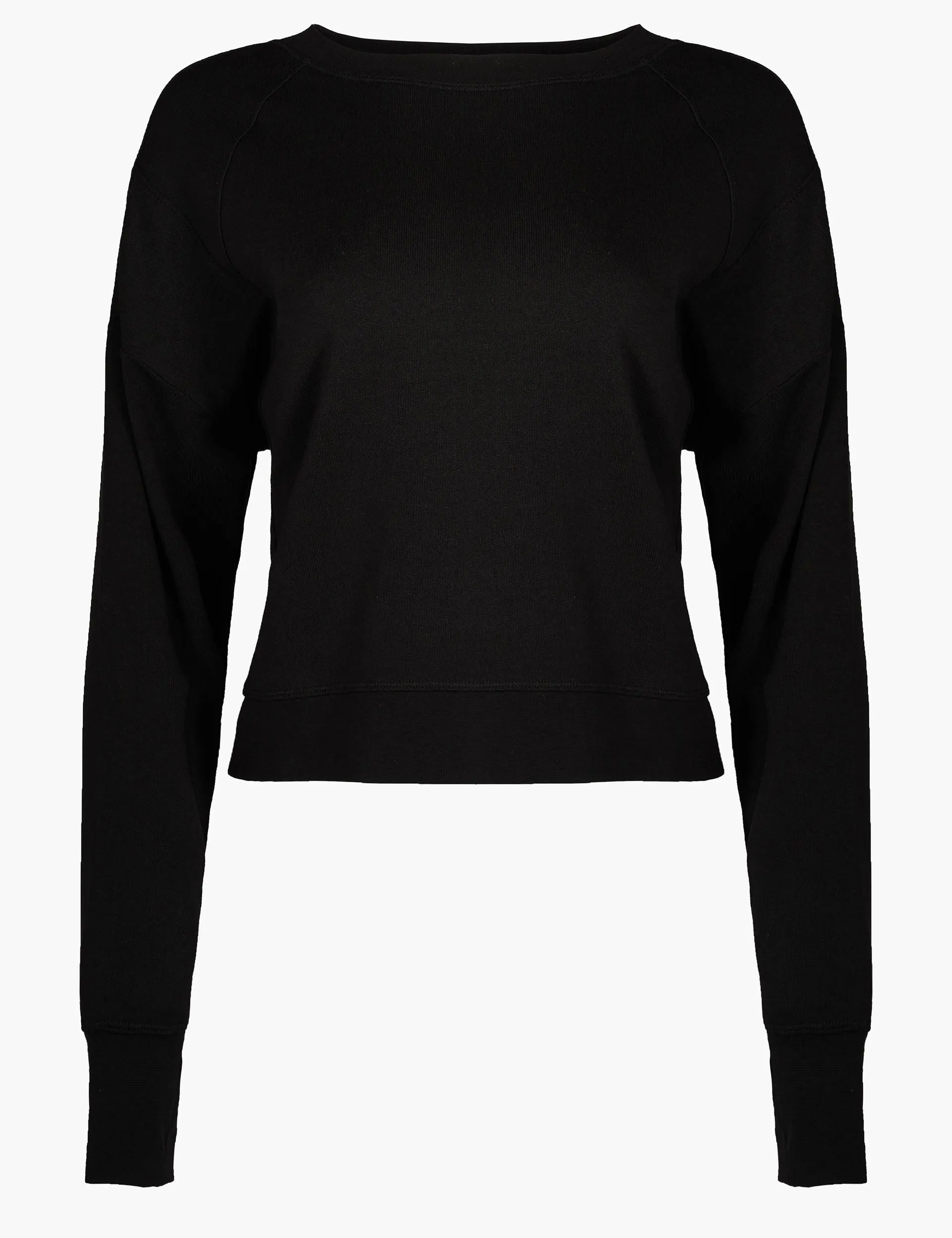 After Class Crop Sweatshirt - Black