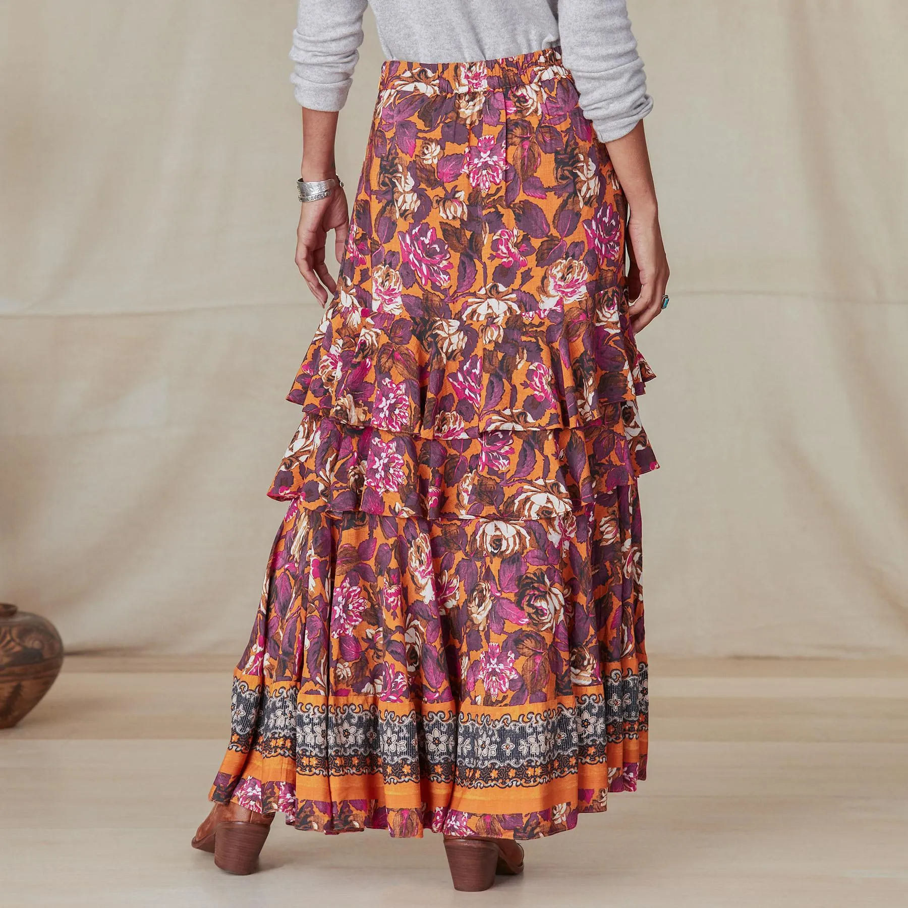 Almeda Tiered Skirt