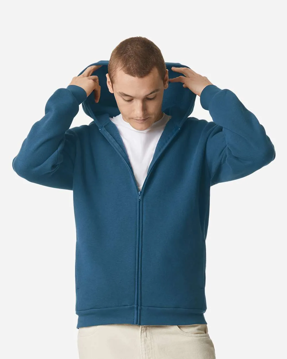 American Apparel ReFlex Fleece Full-Zip Hoodie RF497