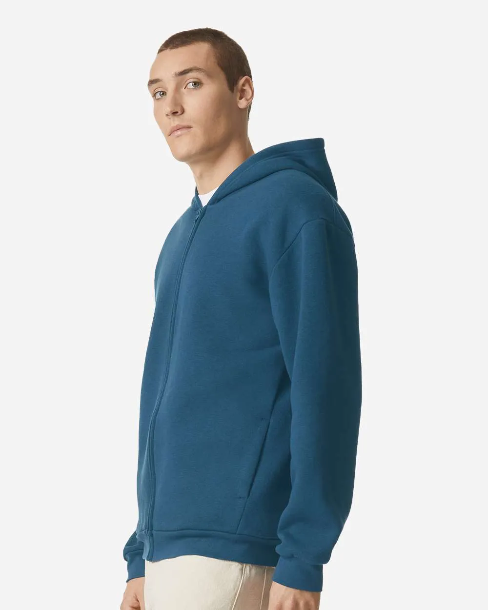 American Apparel ReFlex Fleece Full-Zip Hoodie RF497