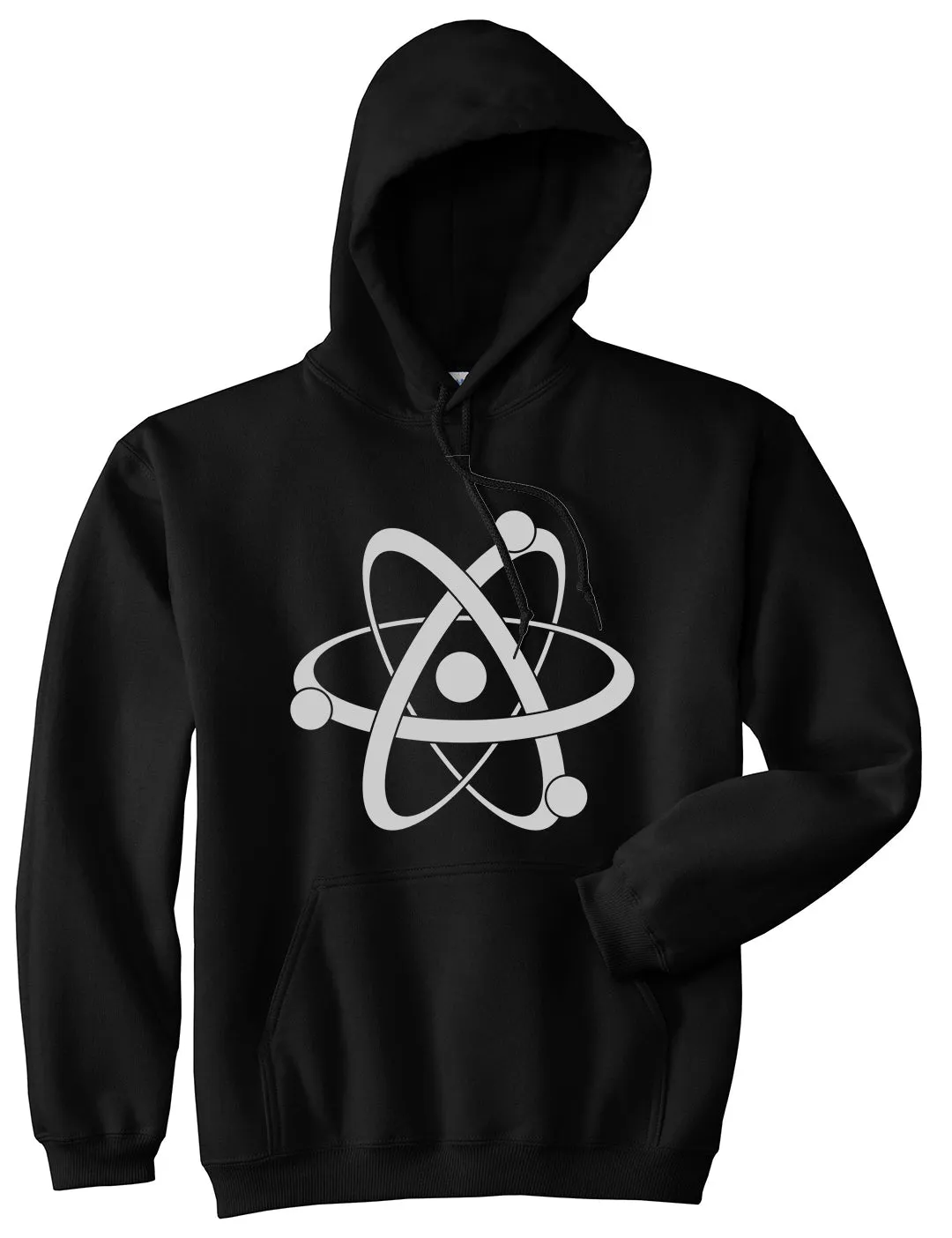 Atom Symbol Science Mens Pullover Hoodie