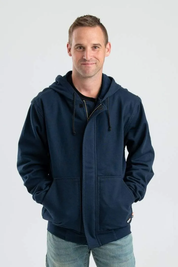 Berne - Men's Flame Resistant Zippered Front NFPA 2112 Hooded Sweatshirt