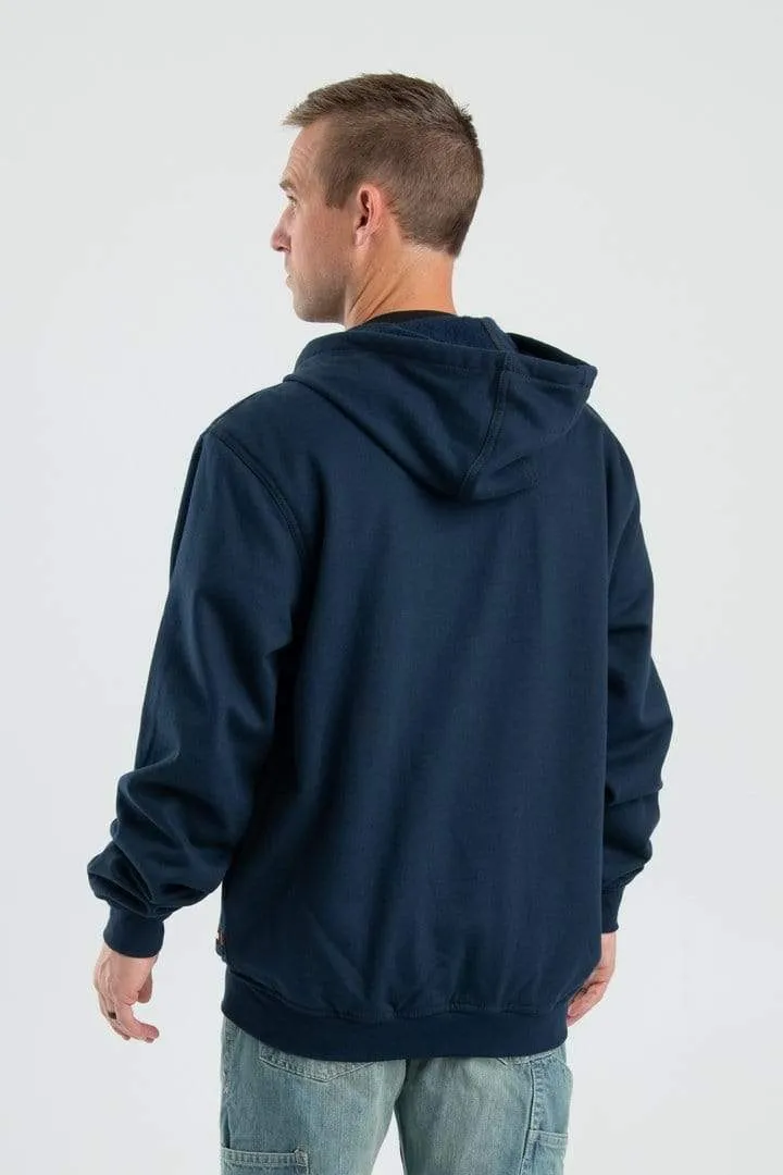 Berne - Men's Flame Resistant Zippered Front NFPA 2112 Hooded Sweatshirt