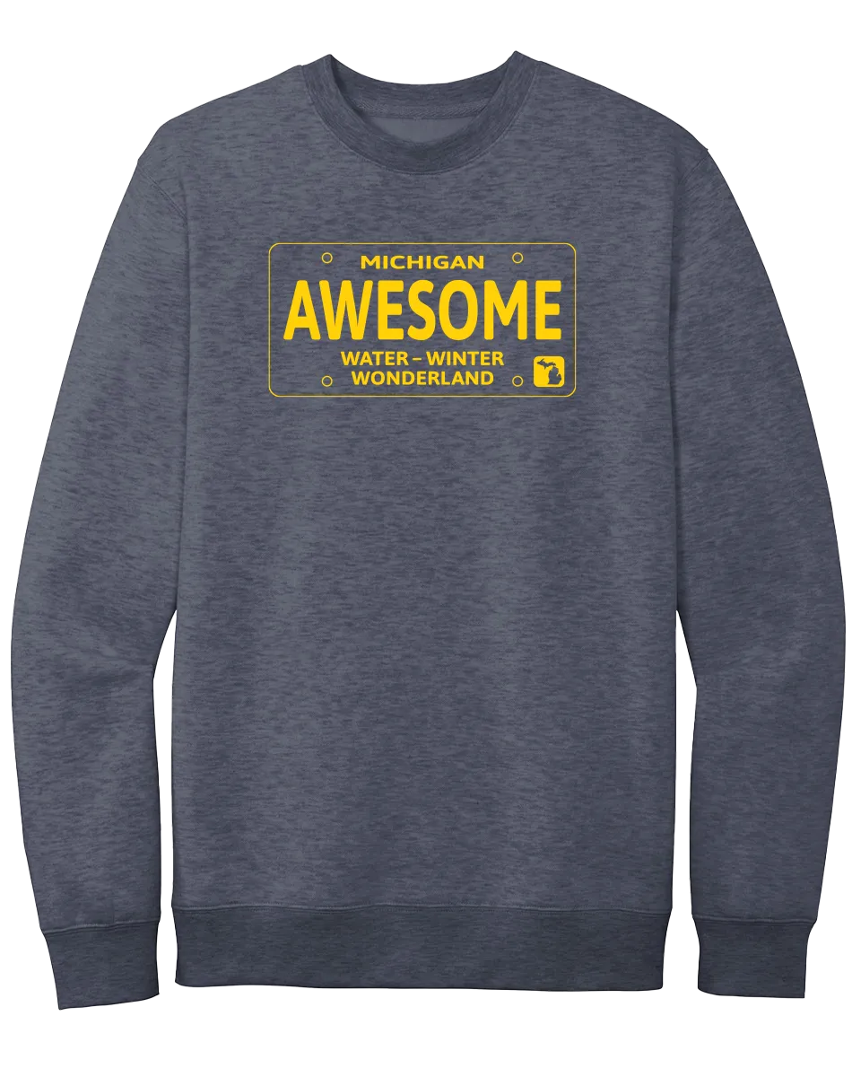 Bike Michigan Crewneck Sweatshirt