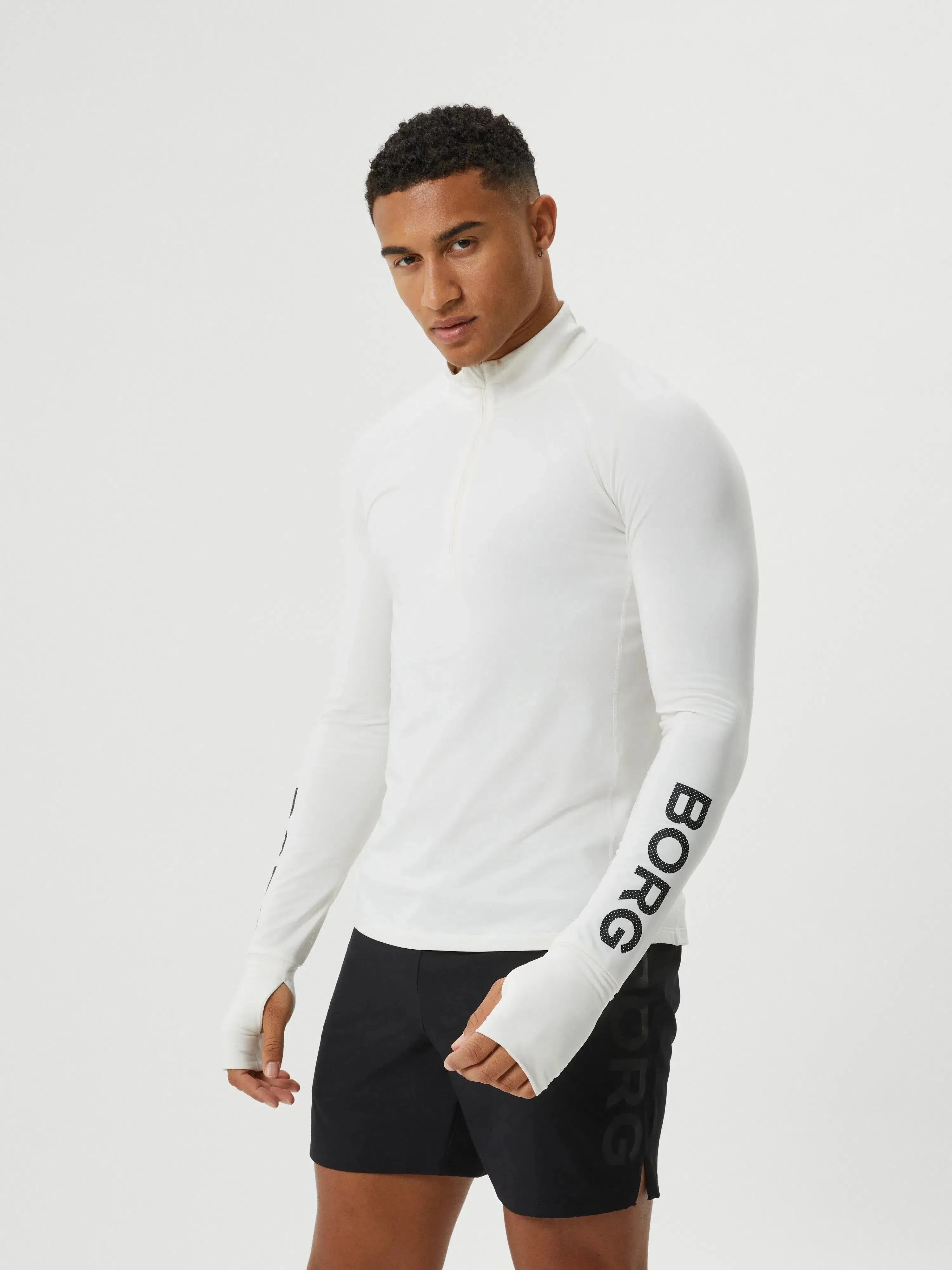 Bjorn Borg Borg Midlayer Half Zip Shirt Lange Mouwen Heren