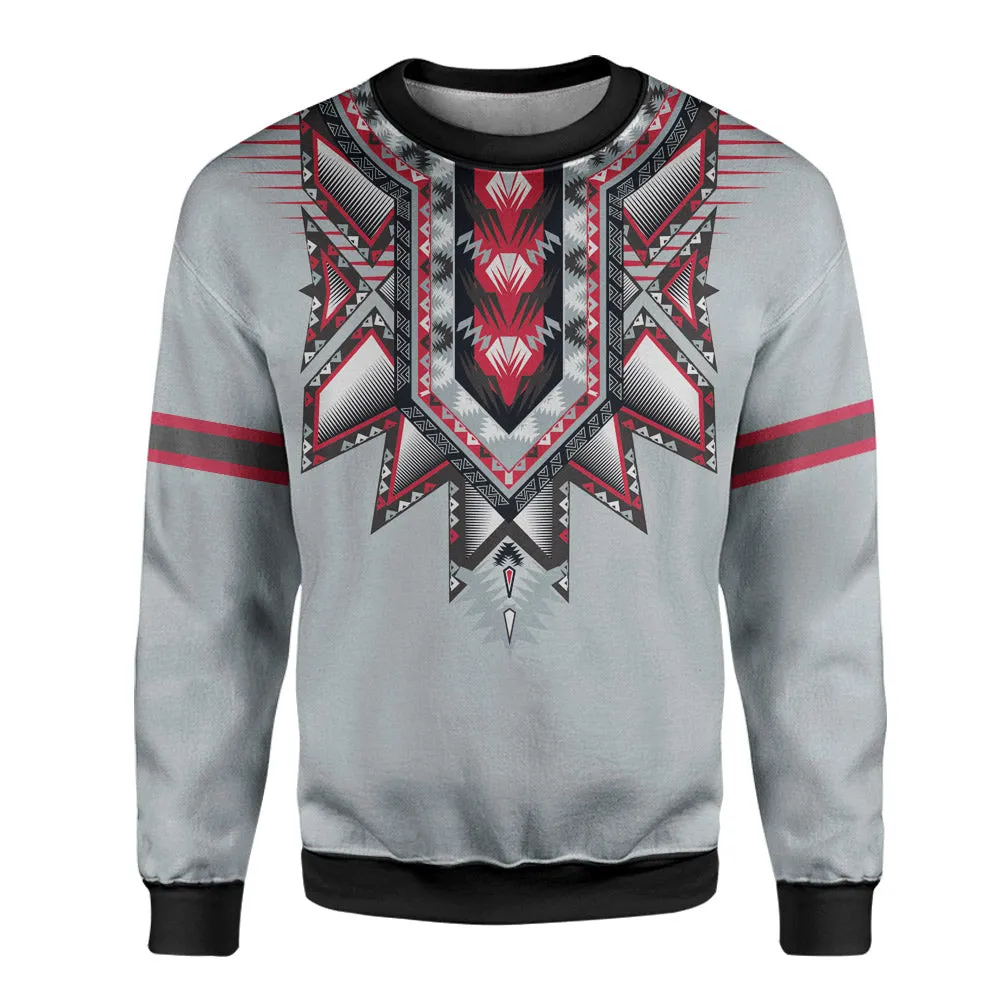 Boho Neck Art Printed Sweatshirt