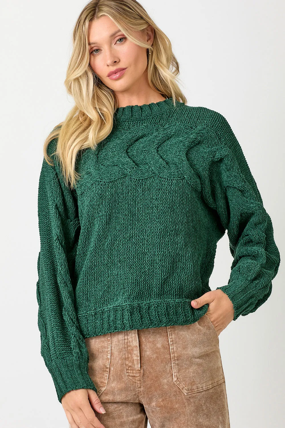 Cable Pullover Sweater