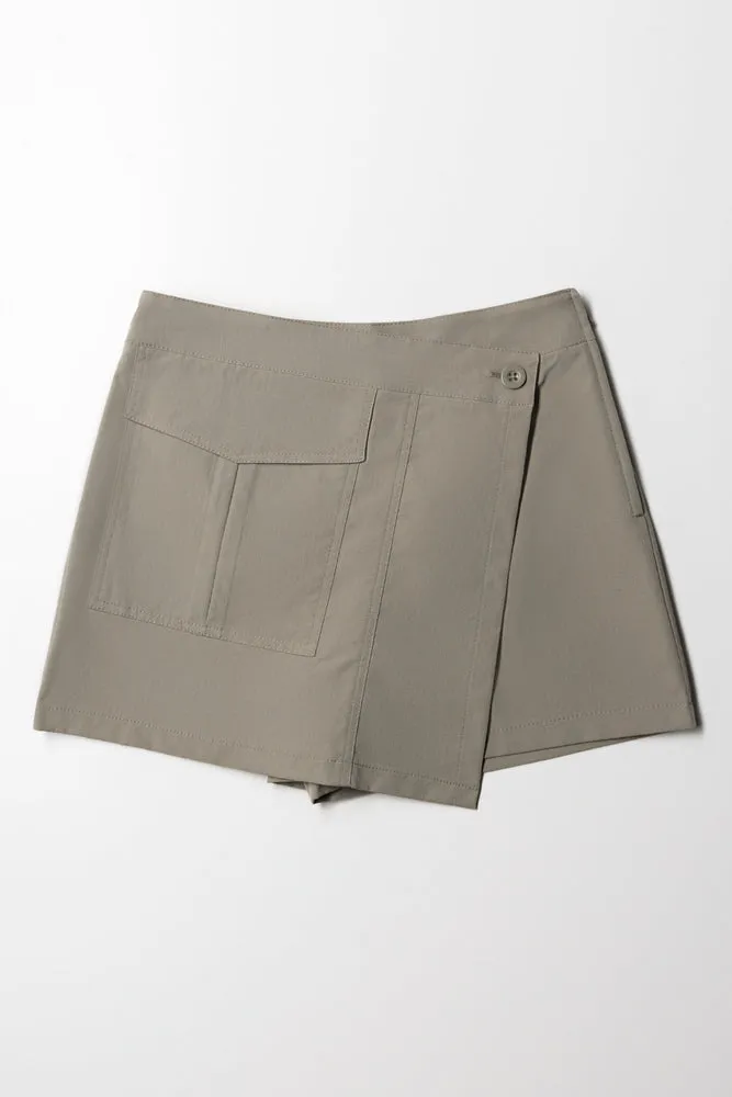 Cargo Skorts Natural