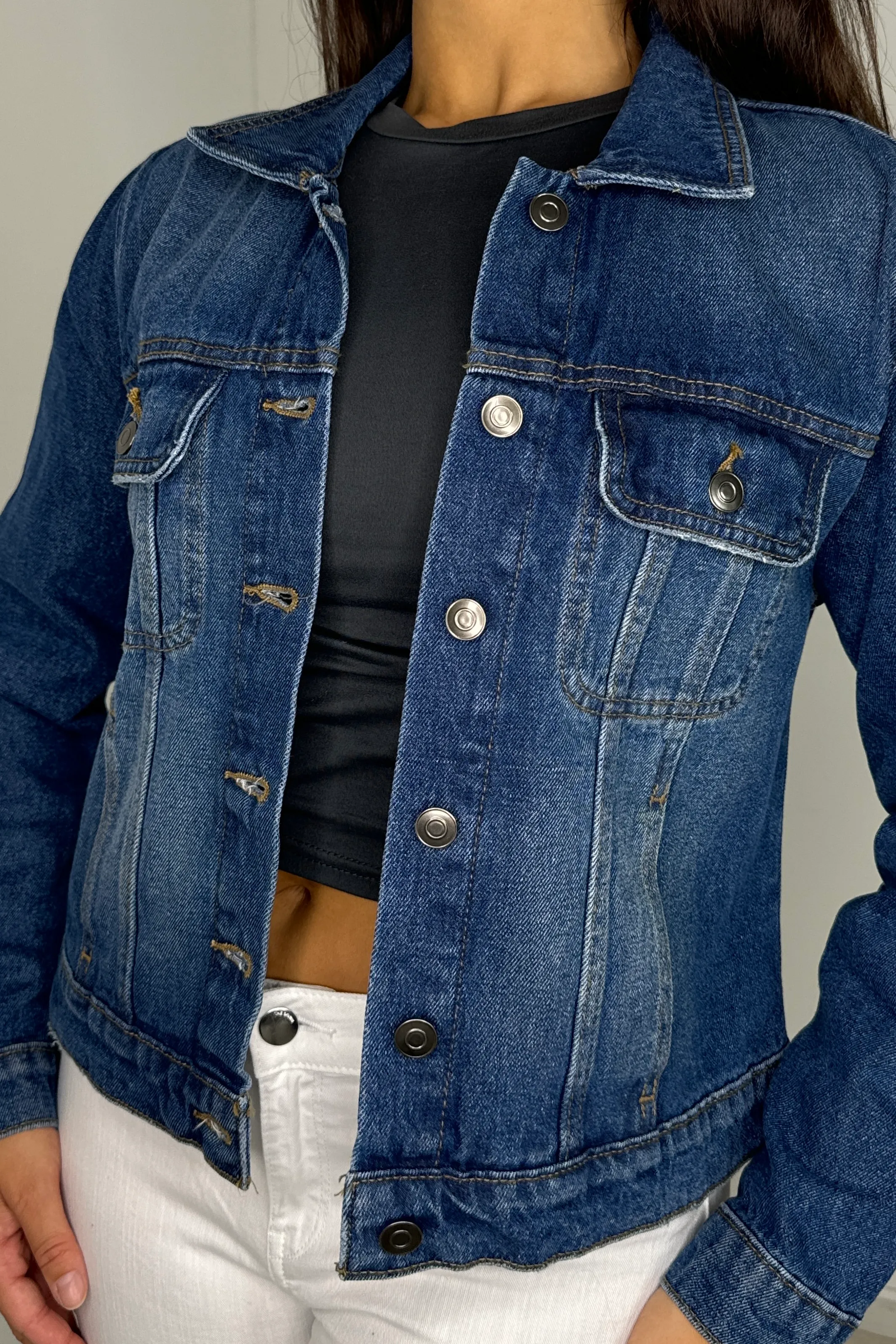 Classic Faded Relax Fit Denim Jacket