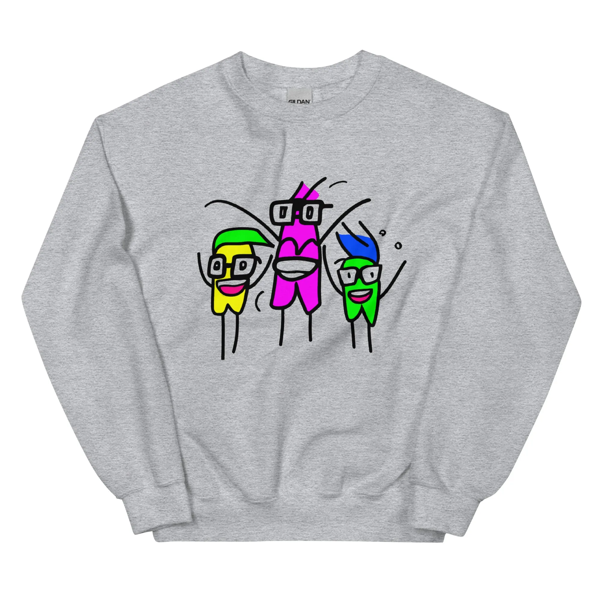 Cool Cartoon Characters Unisex Sweatshirt