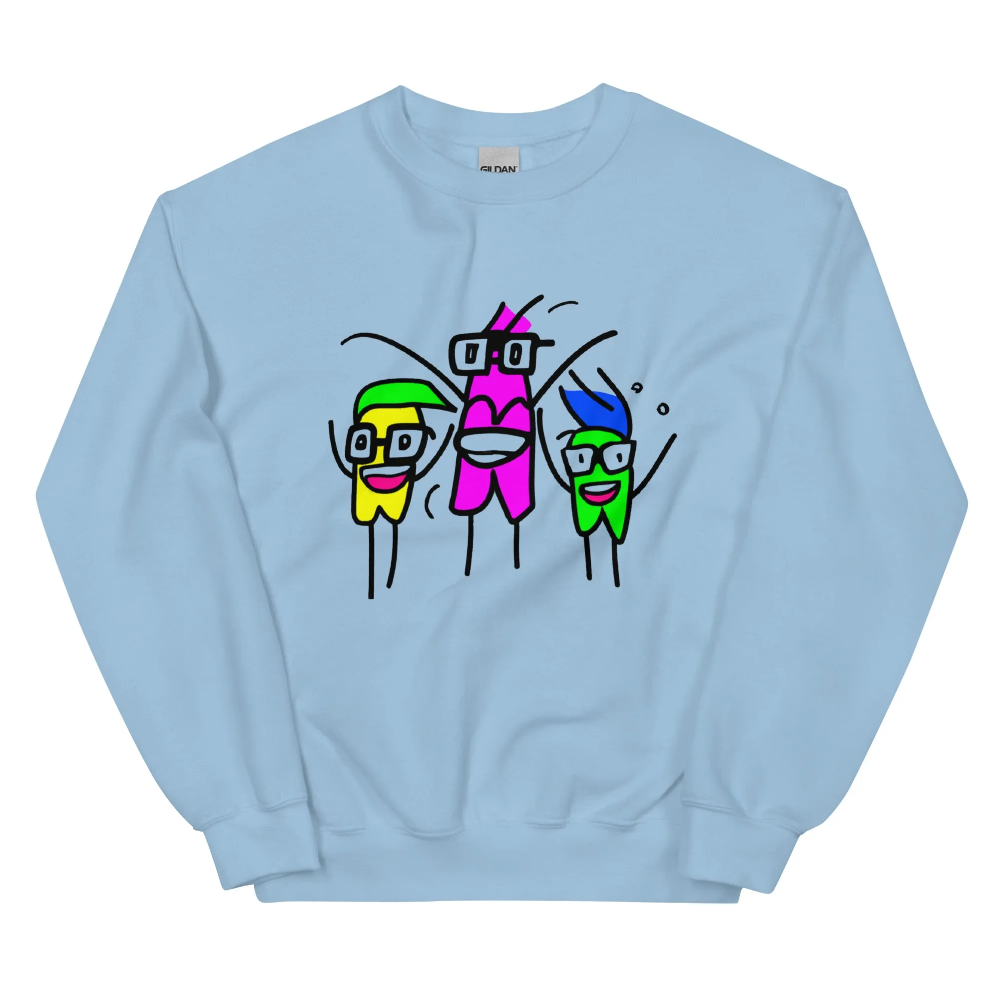 Cool Cartoon Characters Unisex Sweatshirt