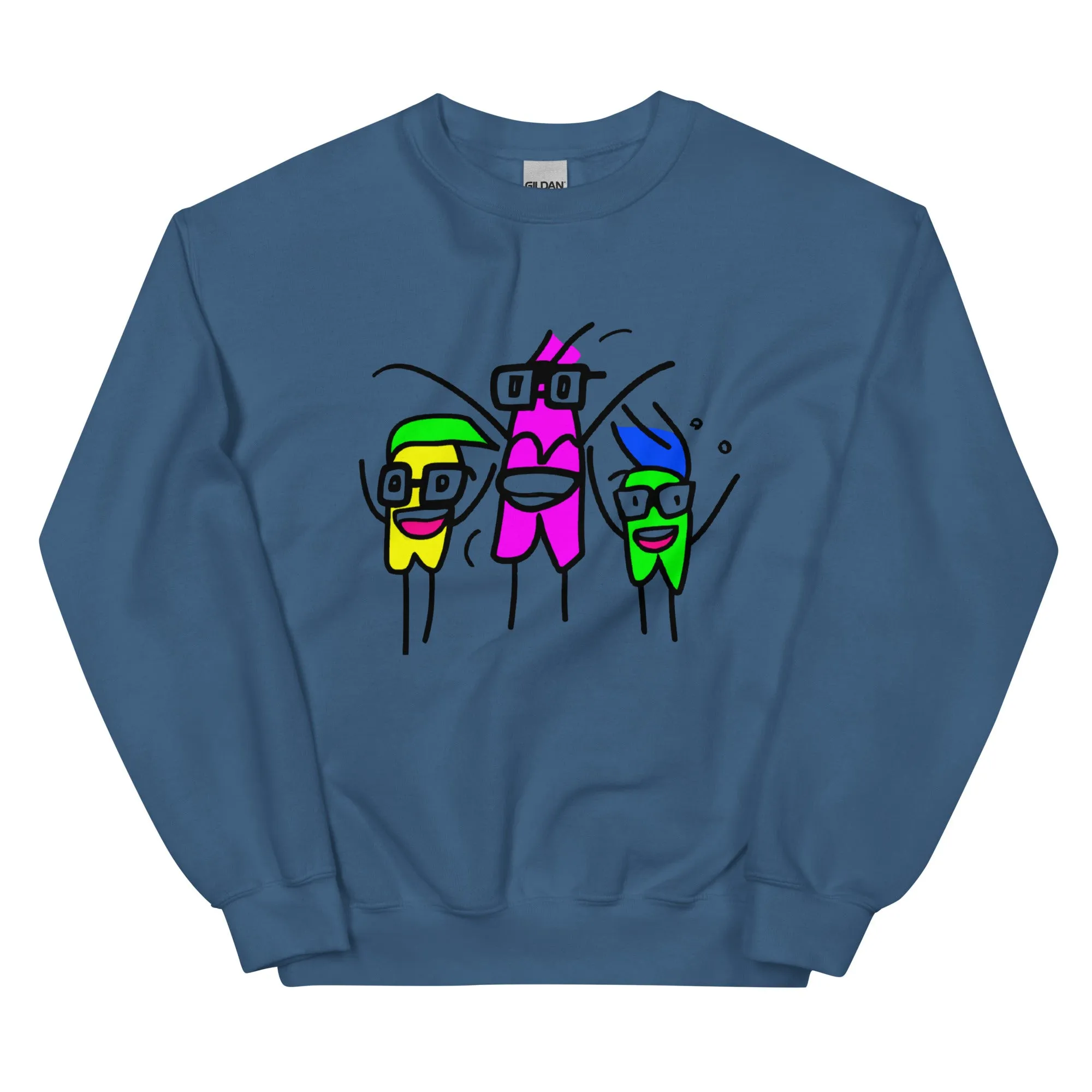 Cool Cartoon Characters Unisex Sweatshirt