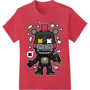 Fierce Futuristic Cartoon Bear DTF Print Heat Transfer