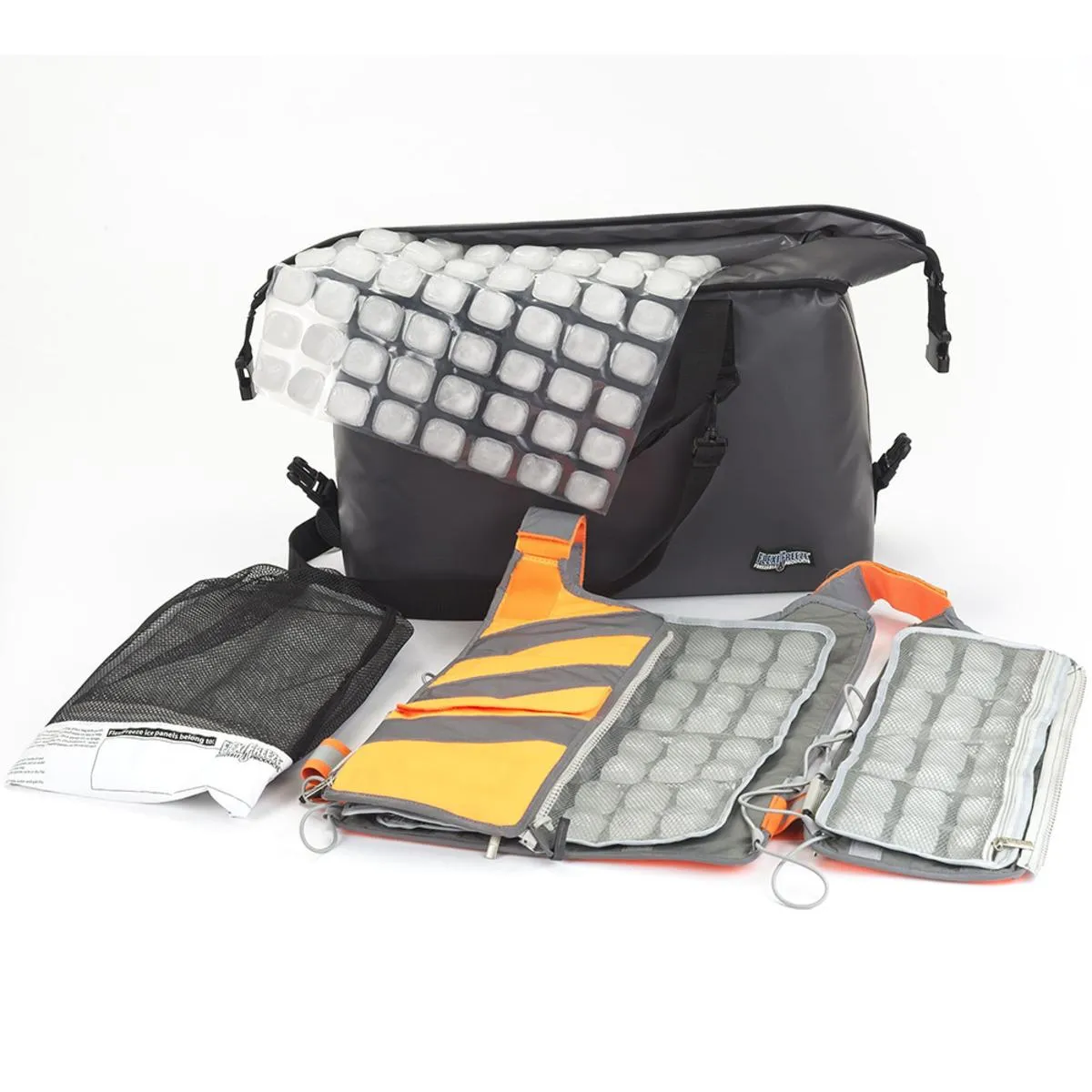 FlexiFreeze Professional Series Ice Vest Cooling Kit - Hi-Vis