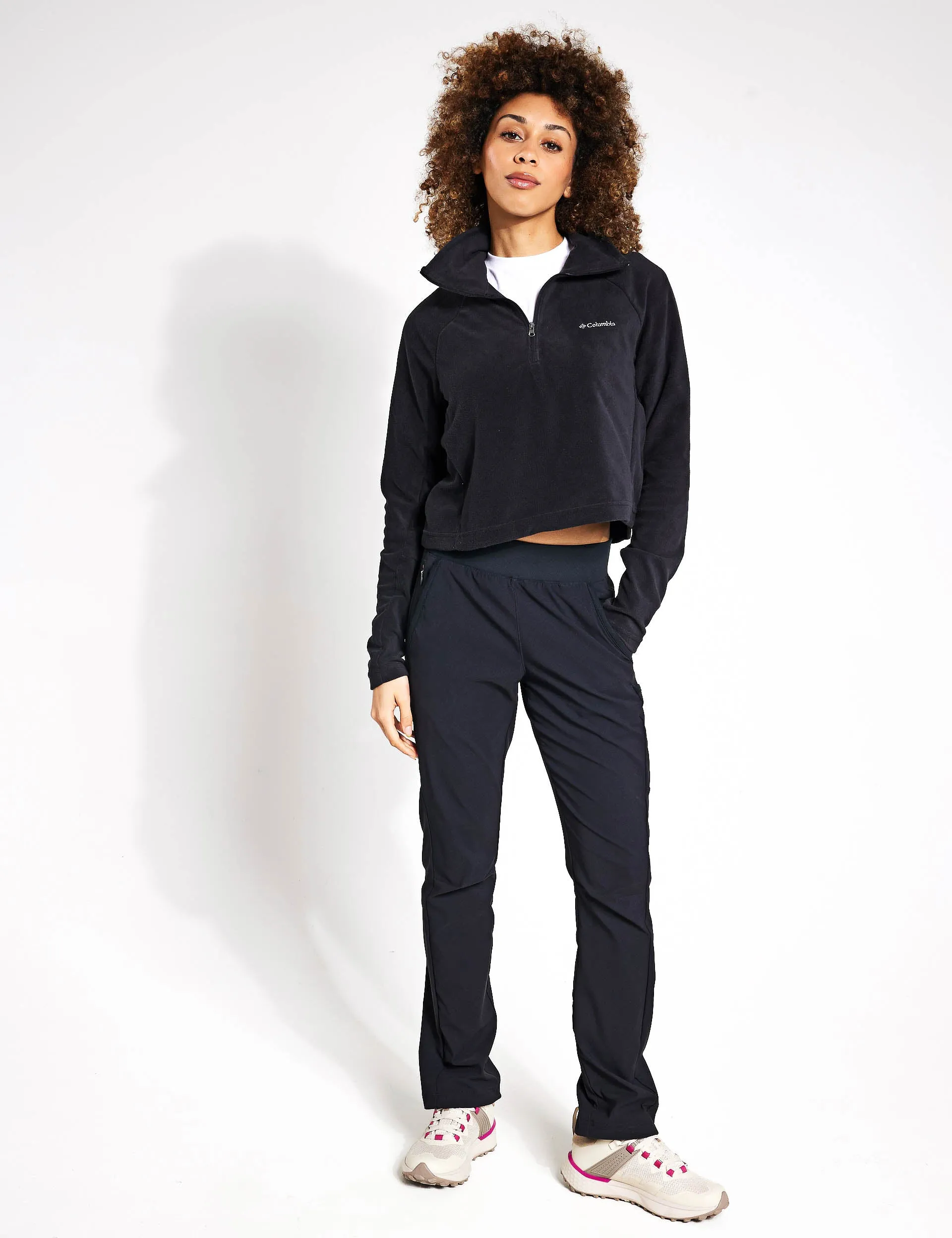 Glacial II Casual Cropped Fleece - Black