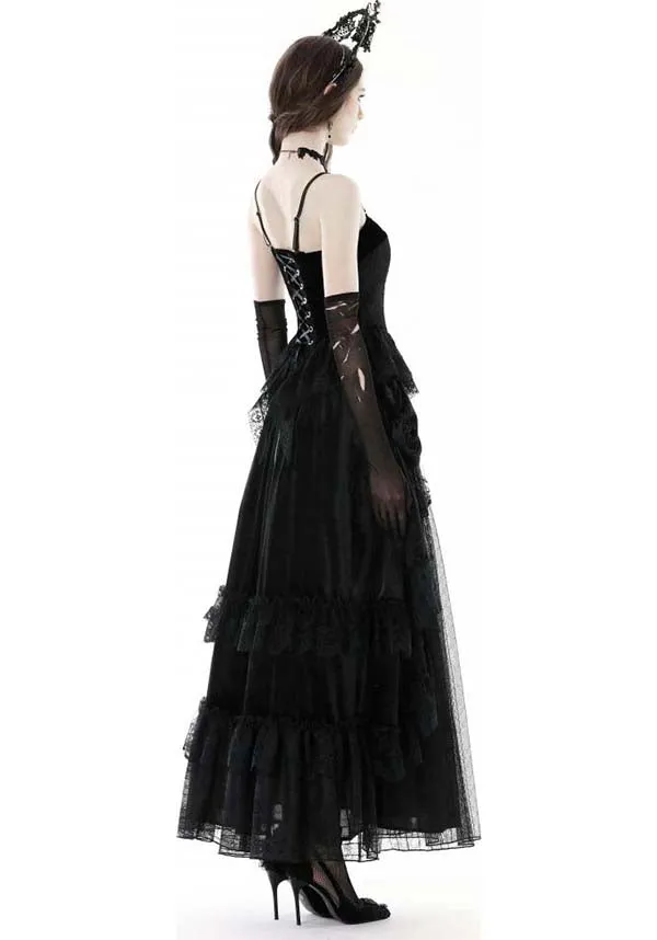 Gothic Court | MAXI VELVET SKIRT