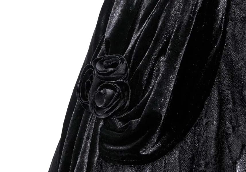 Gothic Court | MAXI VELVET SKIRT