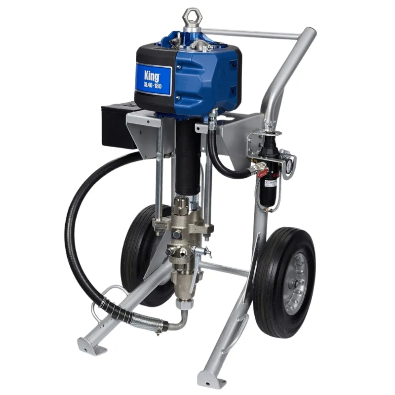 GRACO King 40:1 Sprayer Integrated Filter Heavy Duty Cart Air Controls Siphon Kit