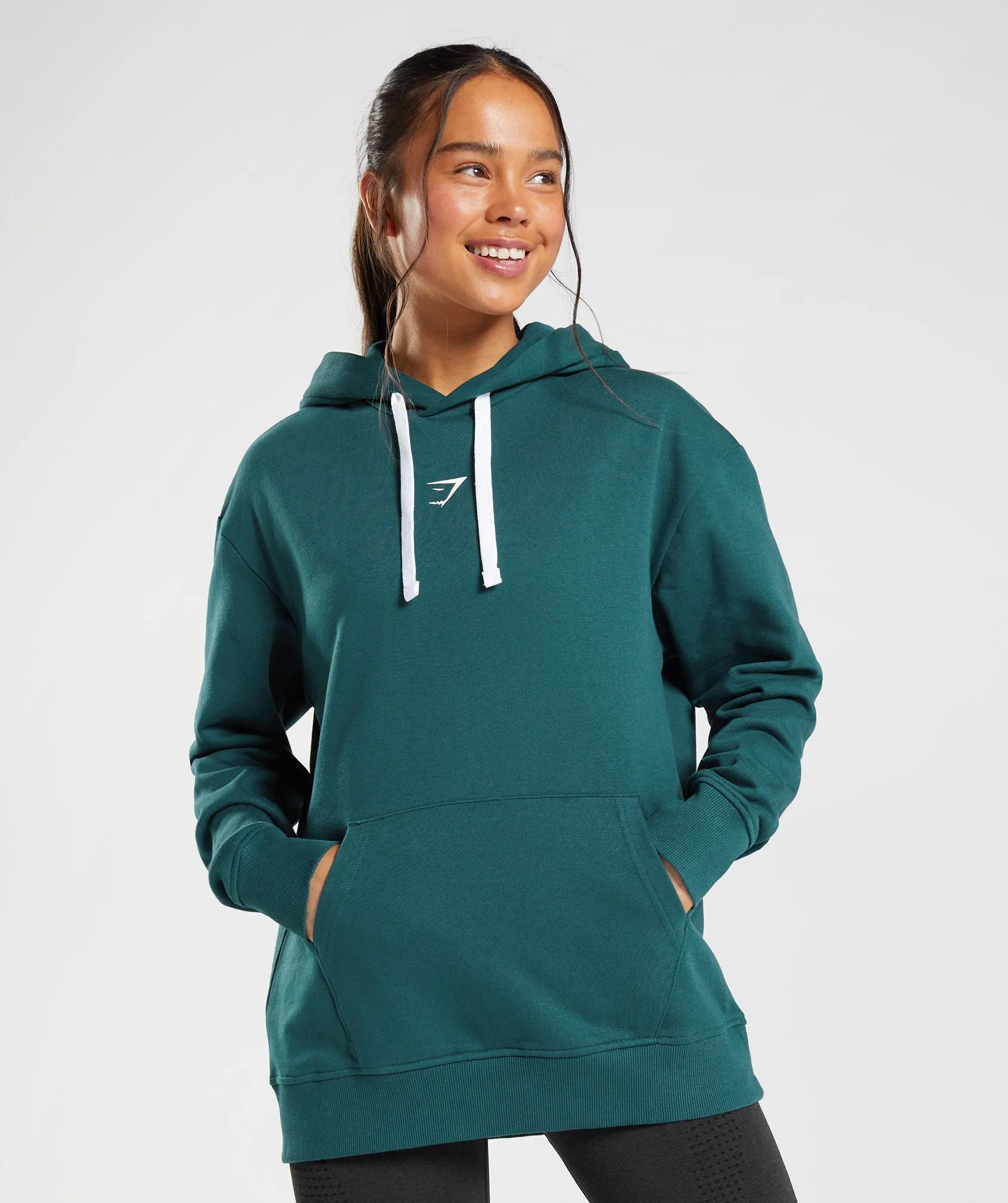 Gymshark Fraction Hoodie - Winter Teal