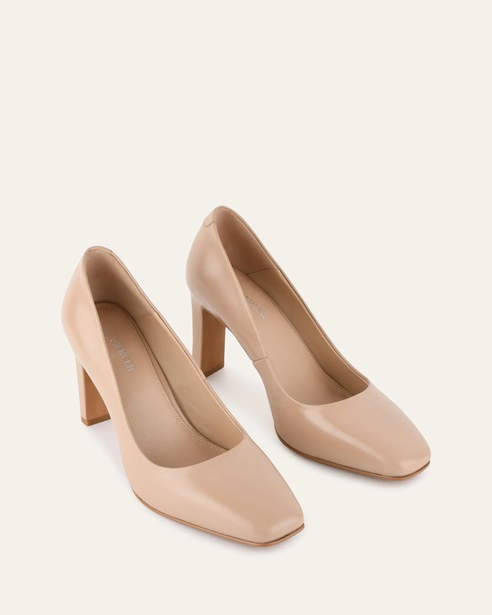 HOLLAND HIGH HEELS BLUSH LEATHER