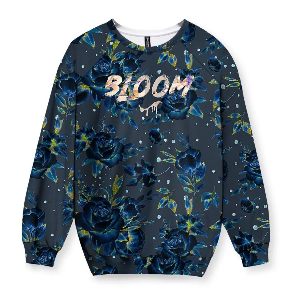 Holographic Flowers Sweatshirt