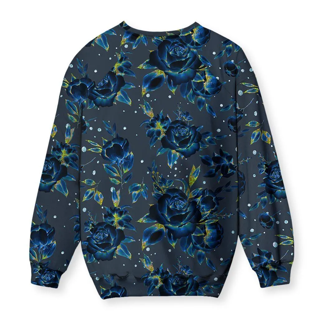 Holographic Flowers Sweatshirt