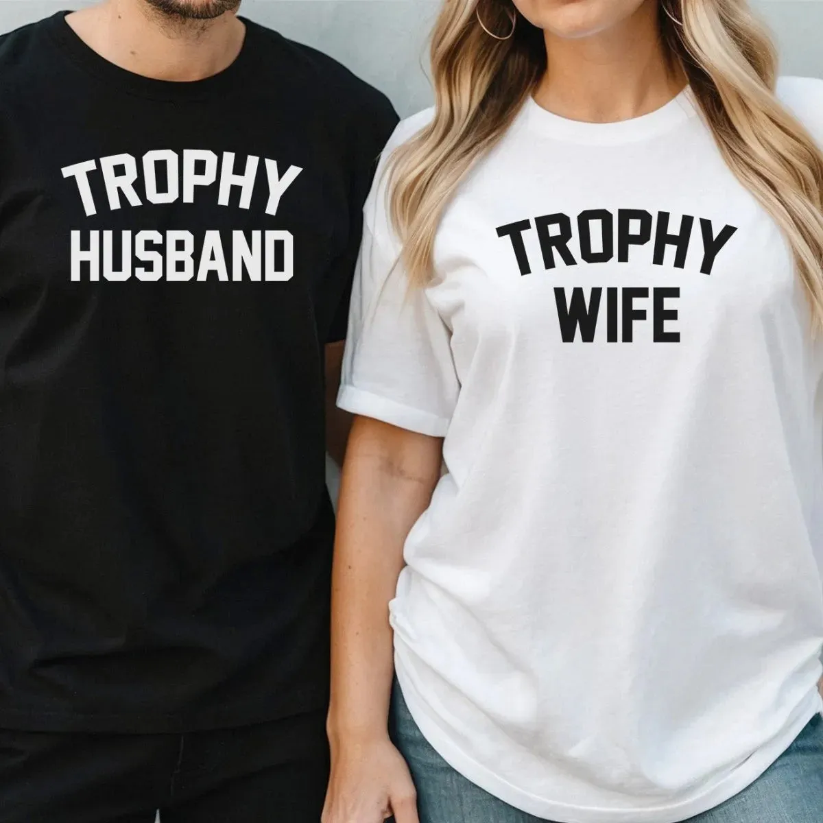 Husband & Wife T-Shirts - Anniversary Gift - Matching Couple - Humorous