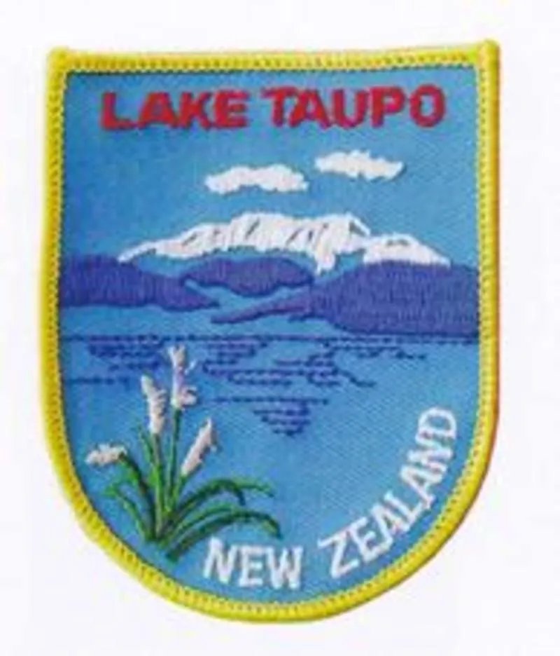 Lake Taupo Iron-on Patch