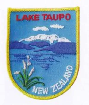 Lake Taupo Iron-on Patch