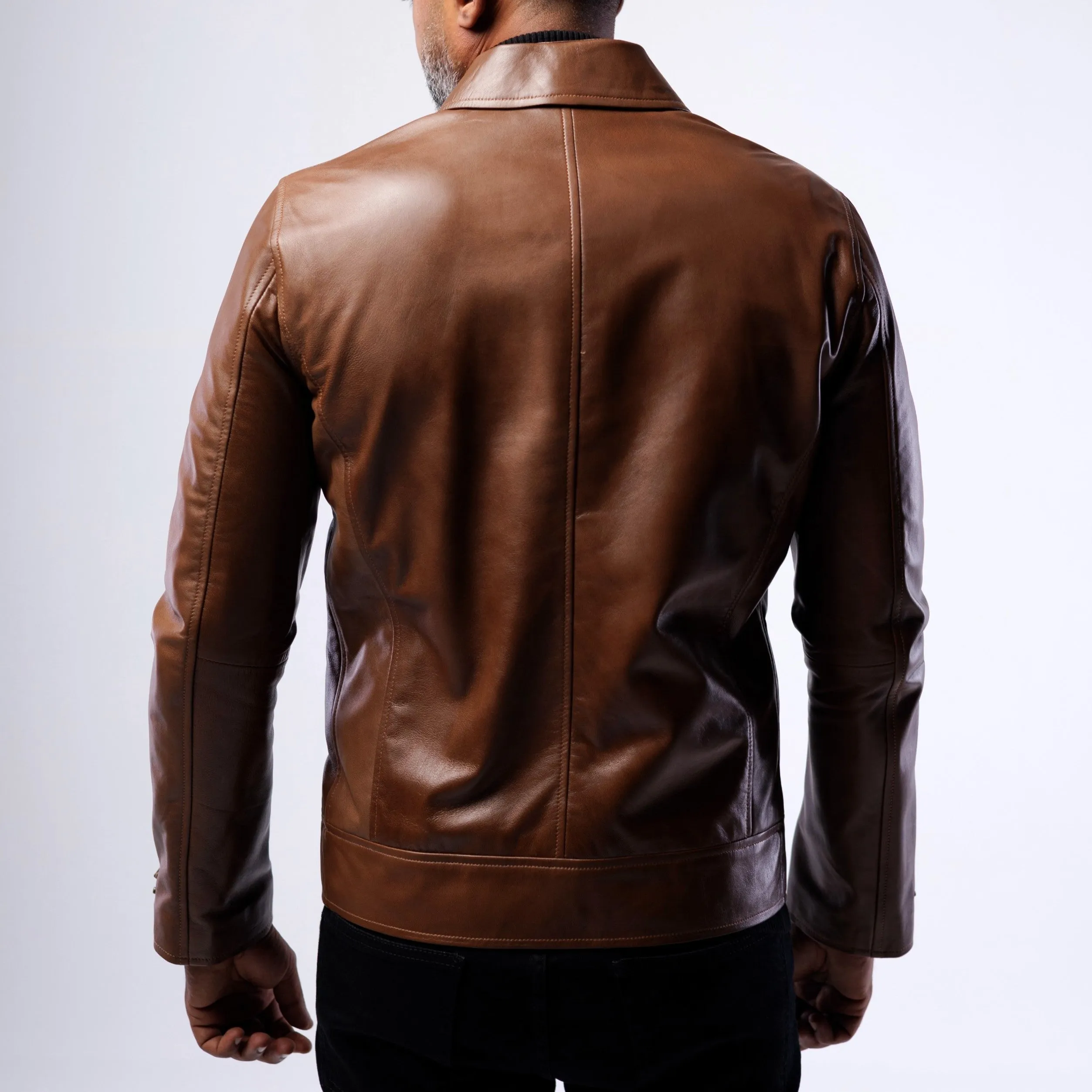 Lambskin Classic Collar Jacket