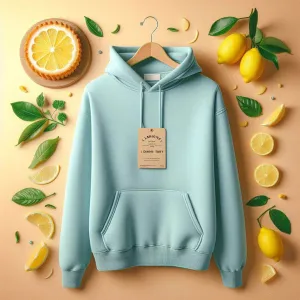 Lemon Tart Women's Plain Super Soft Hoodie LTWPSSH1 - Light Blue