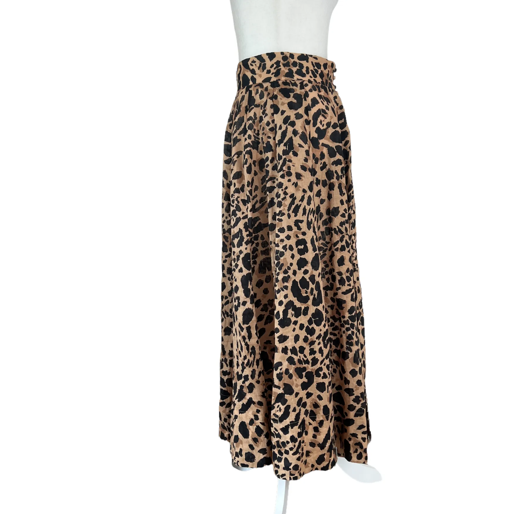 Leopard Print Skirt - 2