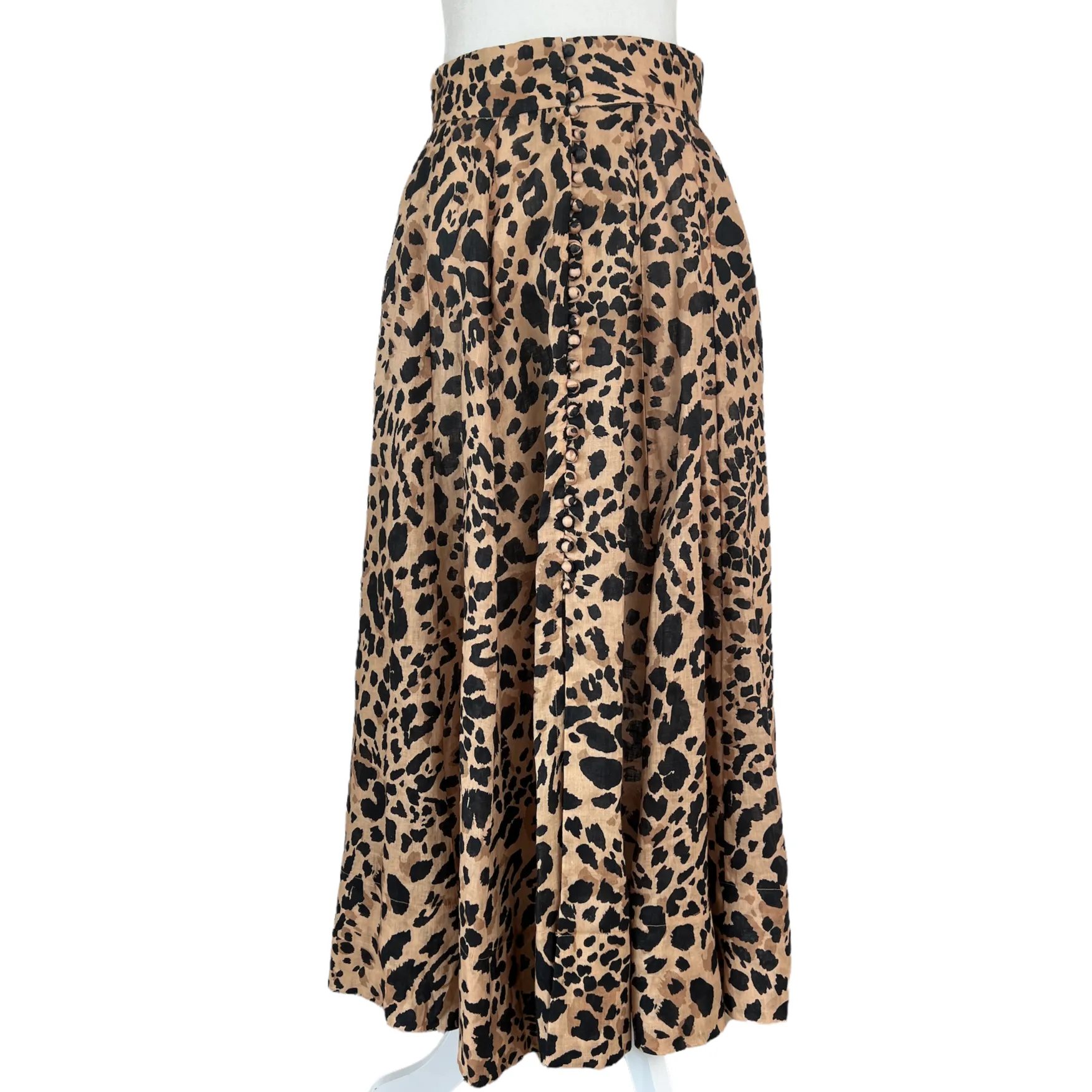 Leopard Print Skirt - 2