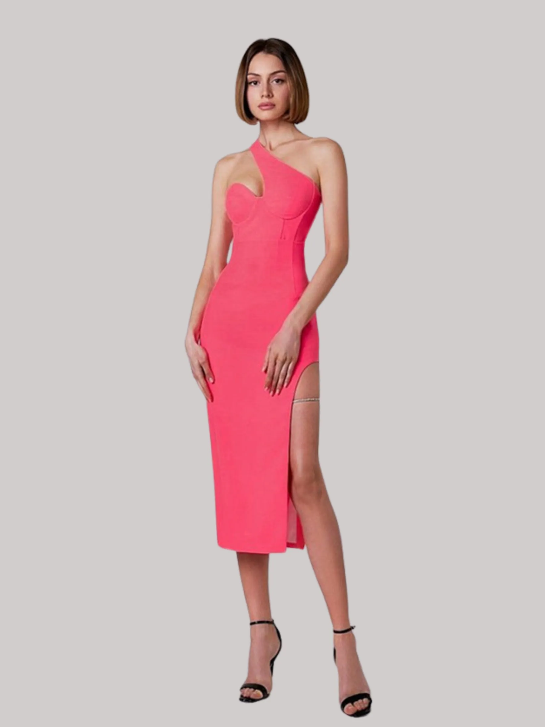 Liora Bandage Slit Dress