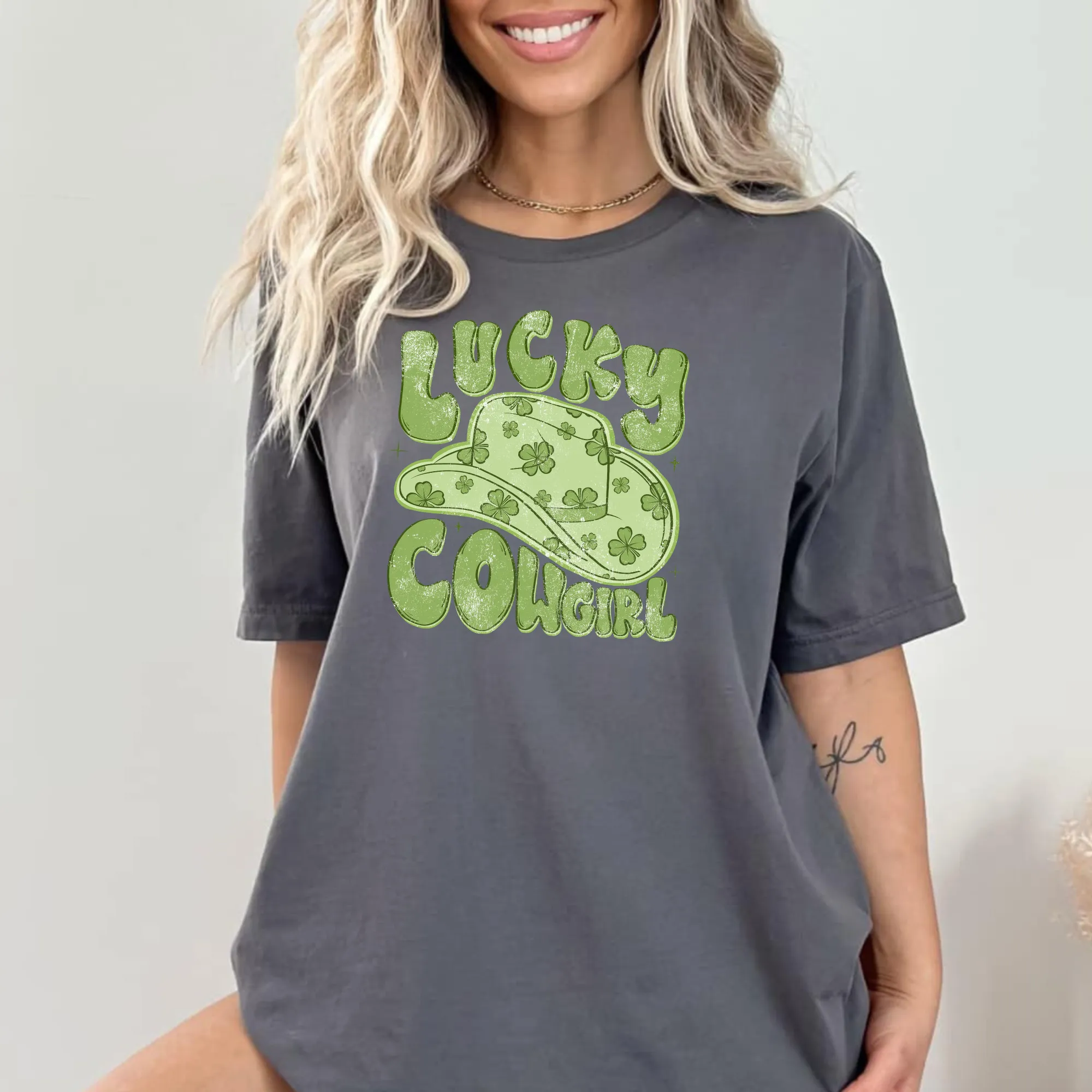 Lucky Cowgirl | St. Patrick's Day Shirt