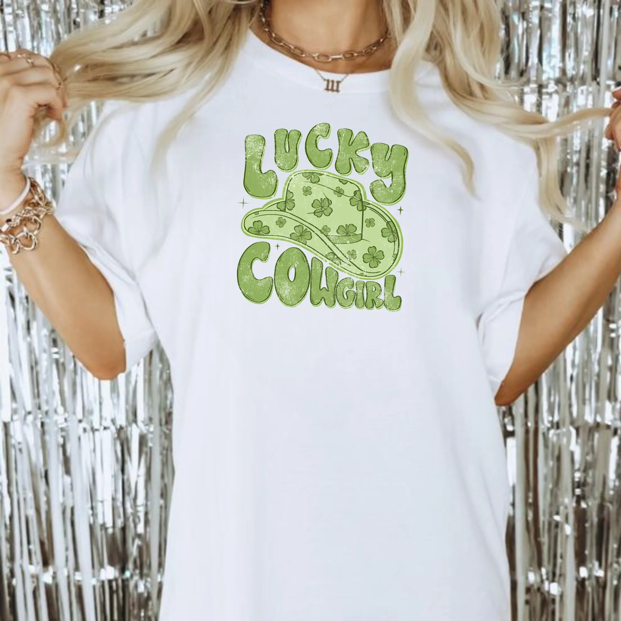 Lucky Cowgirl | St. Patrick's Day Shirt