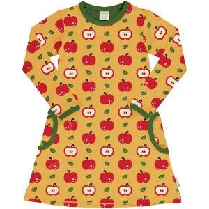 Maxomorra Classic Apple Long Sleeved Dress