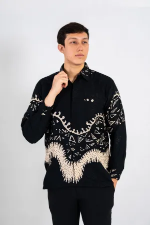 Men's Batik Shirt - Groovy | Long Sleeves