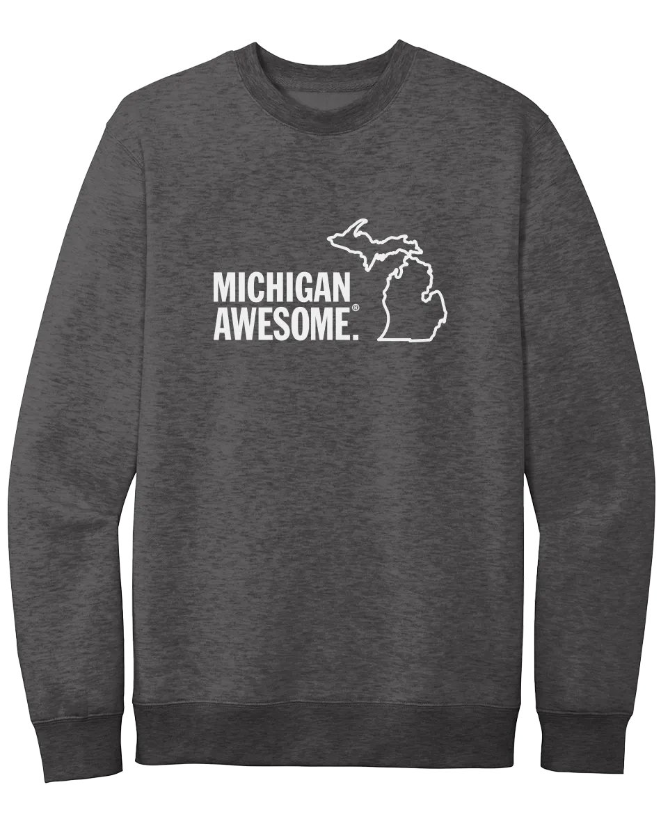 Michigan Awesome Crewneck Sweatshirt