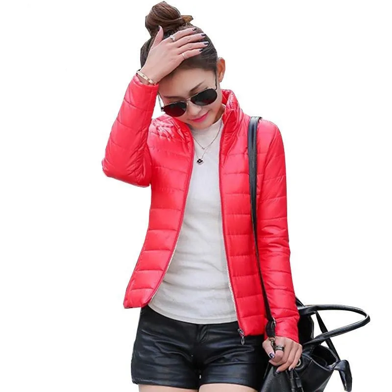 NEW brand new women's sport jacket to keep warm in winter padded silk, ladies fashion casual Slim padded winter jacket