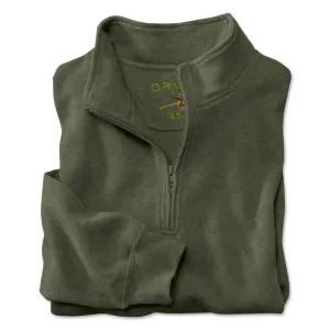 Orvis Men's Heathered Signature Softest Sweatshirt/Olive- Closeout