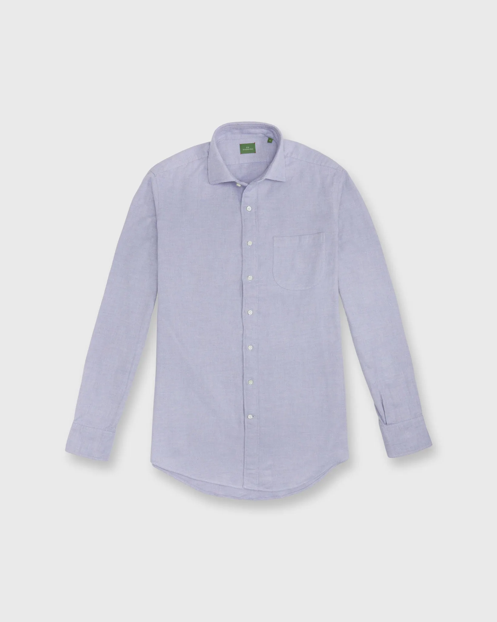 Otto Handmade Sport Shirt in Lavender Flannel