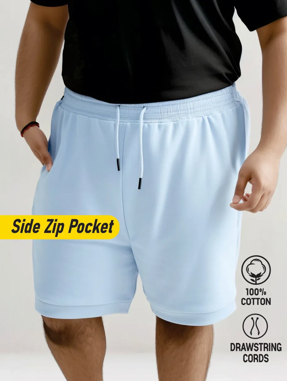 Pack of 3 cotton plus size shorts