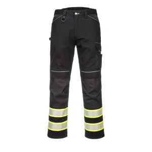 PORTWEST® Enhanced Visibility Professional Work Pants - Black - F142