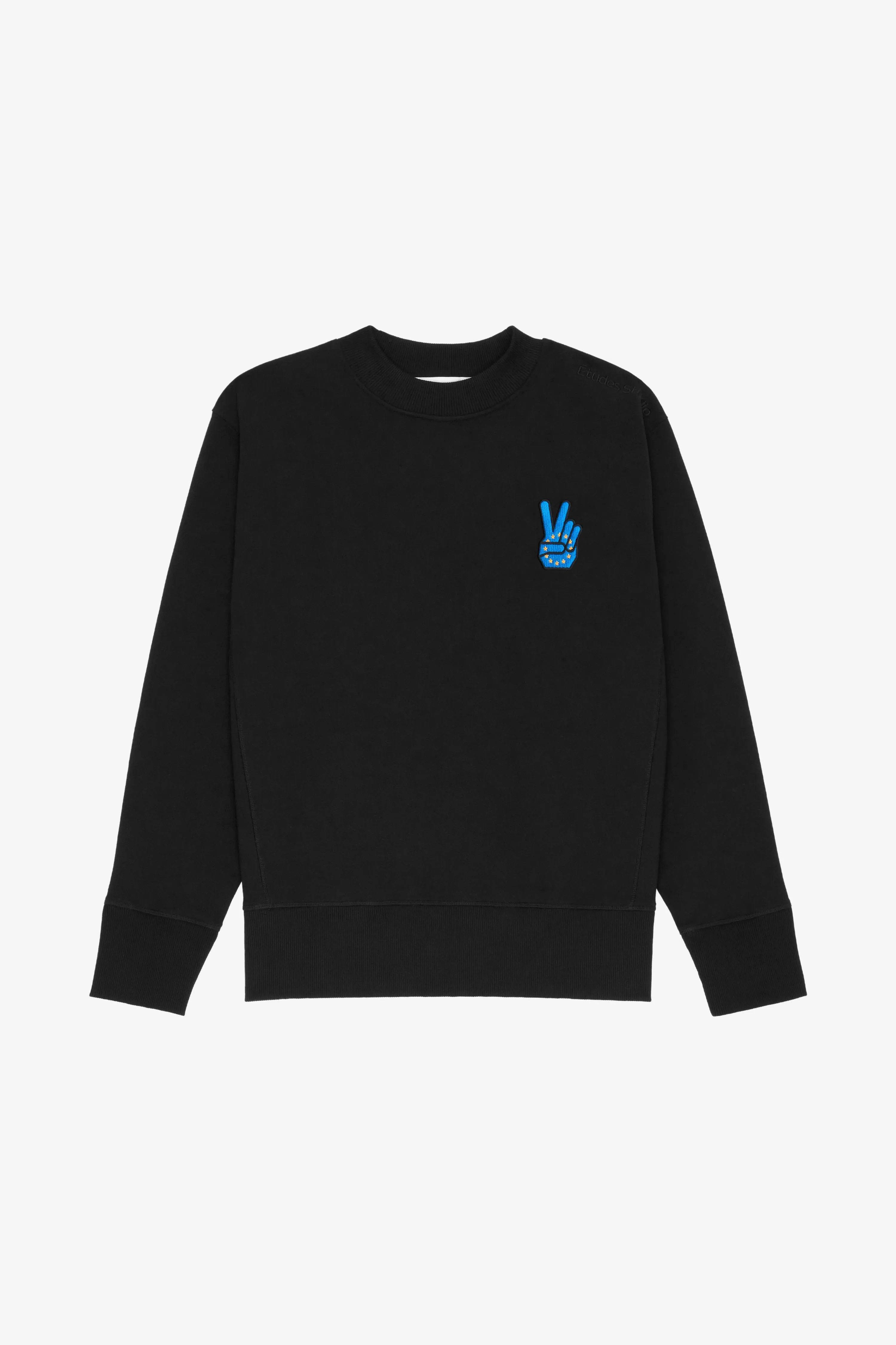 RELAX CREW NECK PEACE BLACK